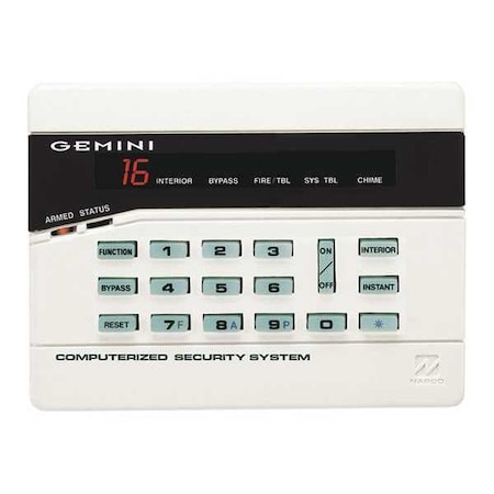 Intrusion System Keypads, 5-7/8