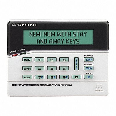 Wireless Intrusion Keypad 5-7/8 W LED MPN:GEM-K1CA