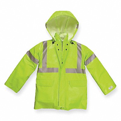 D0642 Arc Flash Rain Jacket Cat 1 Ylw/Grn M MPN:1503JFYM