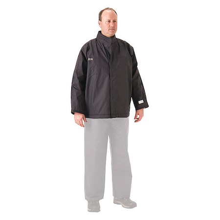 Flame Resistant Rain Jacket, 16 cal/sq cm, 2XL, 5 oz Kevlar®, Nomex™ MPN:1801JN120