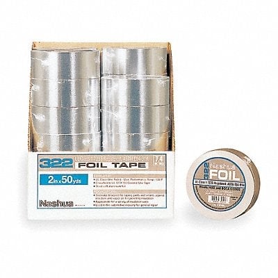 Foil Tape 2 1/2 in x 50 yd Aluminum MPN:322