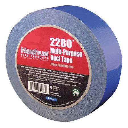 Duct Tape, Blue, 60 yd L, 1-7/8 in W MPN:2280