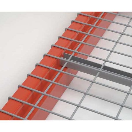 Pallet Rack Decking, Steel Wire, 52 in W, 36 in D, Gray, Powder Coated Finish, Gauge: 6 MPN:D3652AA3B1