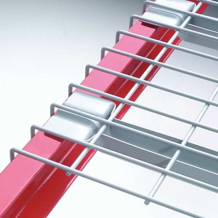 Pallet Rack Decking, Steel Wire, 52 in W, 42 in D, Gray, Powder Coated Finish, Gauge: 4 MPN:D4252EA3A2