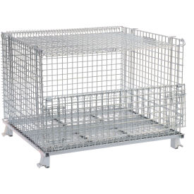 Nashville Folding Wire Mesh Container w/ Lid 48