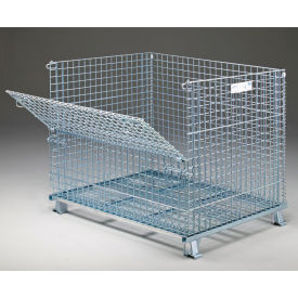 Nashville Folding Wire Mesh Container 48