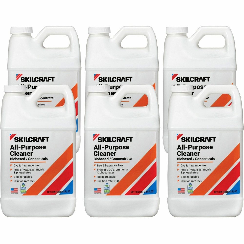 SKILCRAFT All-Purpose Cleaner & Degreaser - For Multipurpose - Ready-To-Use - Liquid - 64 fl oz (2 quart) - 6872546 MPN:6872546