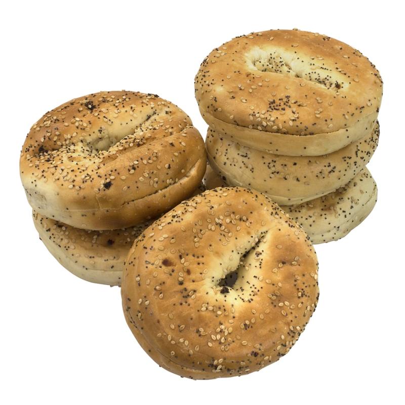 National Brand Fresh Everything Bagels, Pack Of 6 MPN:172653