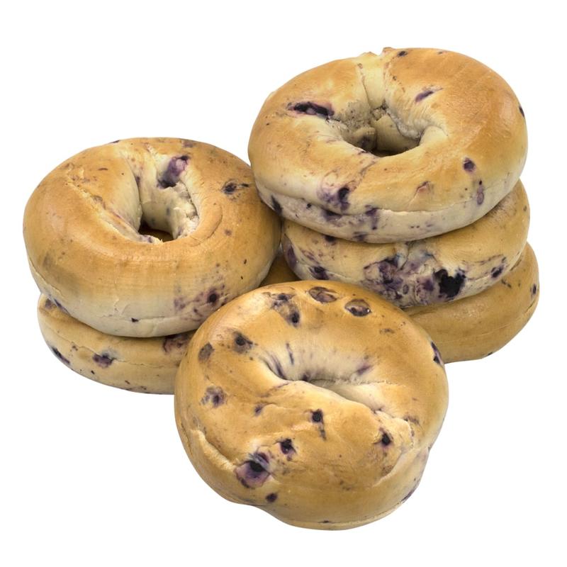 National Brand Fresh Blueberry Bagels, Pack Of 6 MPN:172681