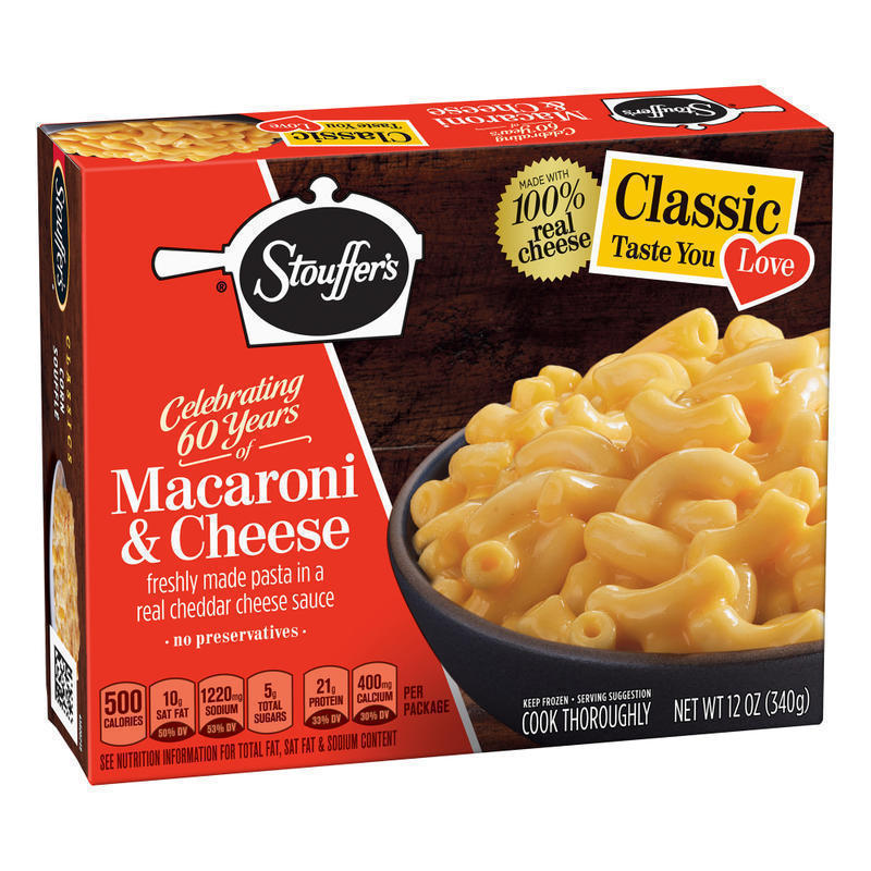 Stouffers Classics Macaroni And Cheese, 12 Oz Box, Pack Of 6 Boxes MPN:103403