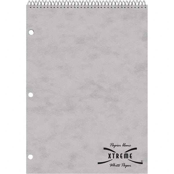 Desk Notebook: 80 Sheets, College Ruled, White Paper, Spiral Binding MPN:RED31186