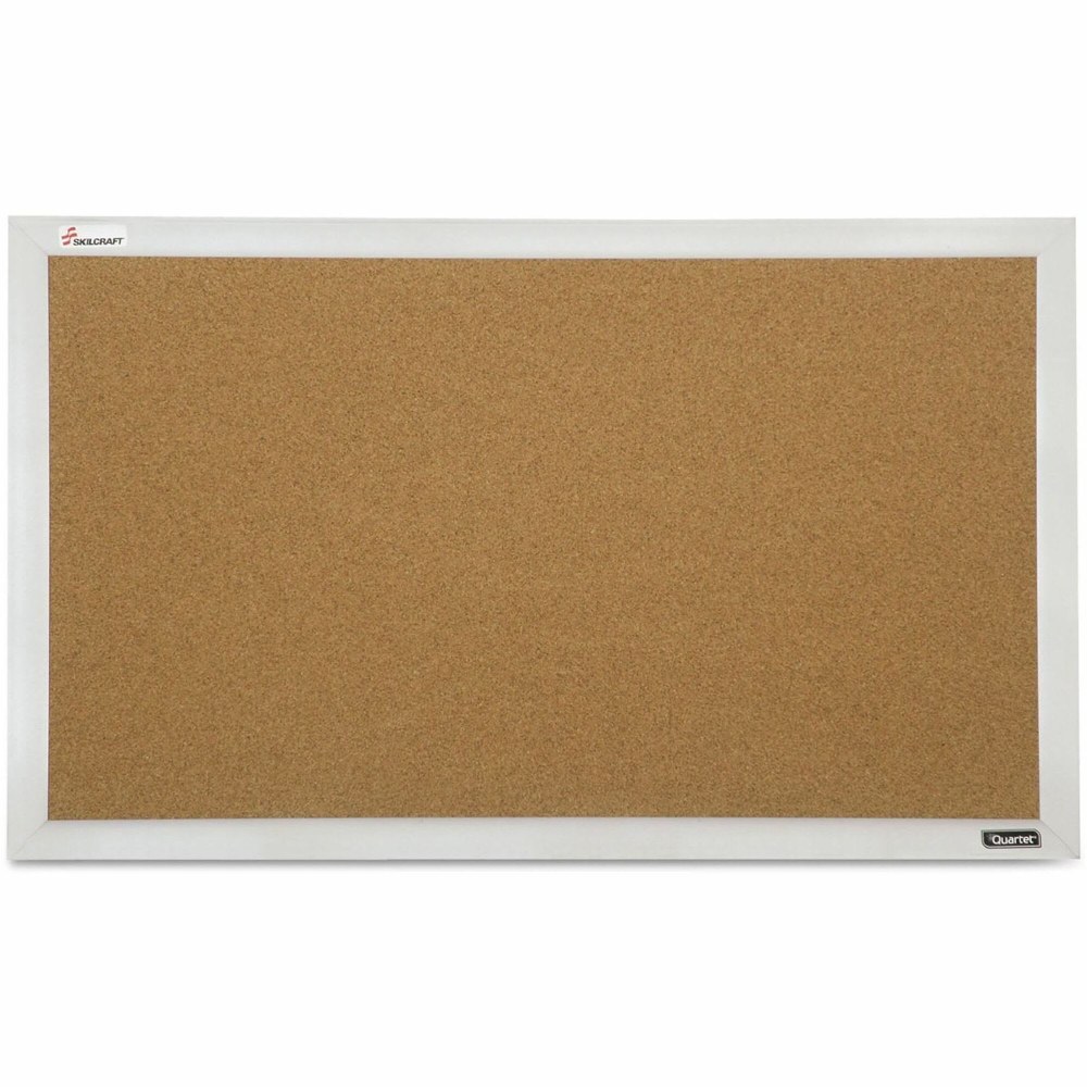 SKILCRAFT Quartet Cubicle Cork Bulletin Board, 5679517 MPN:5679517
