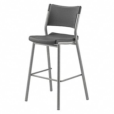 Cafe Height Stool 42 H 17 W Charcoal MPN:CTS30