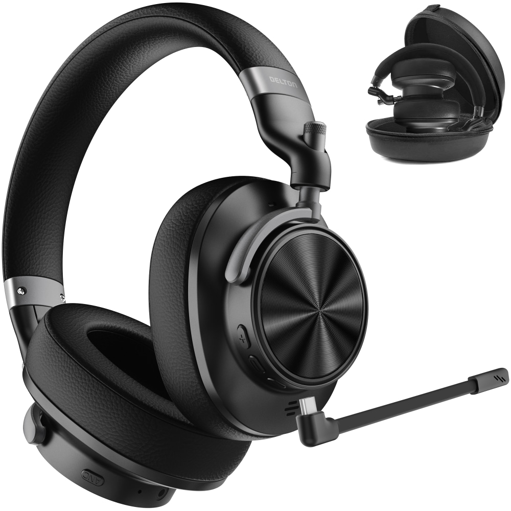 Delton M320 Wireless Computer Headset, With Auto Pair USB Dongle, Black, Total Qty 1 MPN:DHBM320