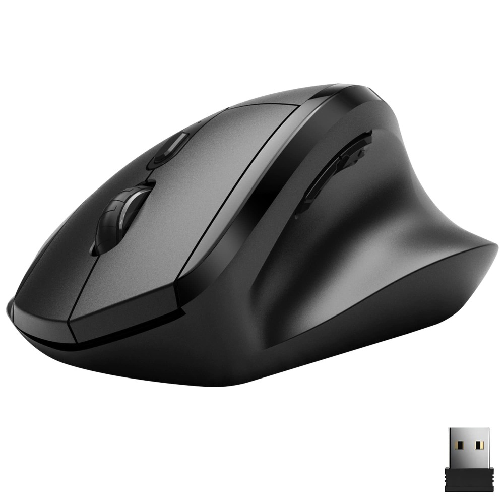 Delton S30 Wireless Ergonomic Computer Mouse, Black MPN:DMERGS30-WB