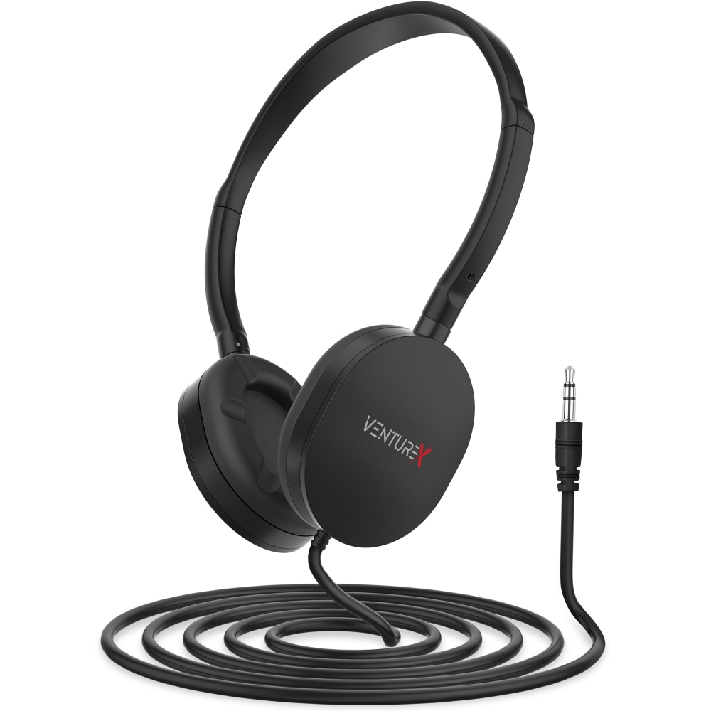 VentureX K22 Wired Kids Headset, 3.5mm/Stereo, Black, Total Qty 1 MPN:VHPK22