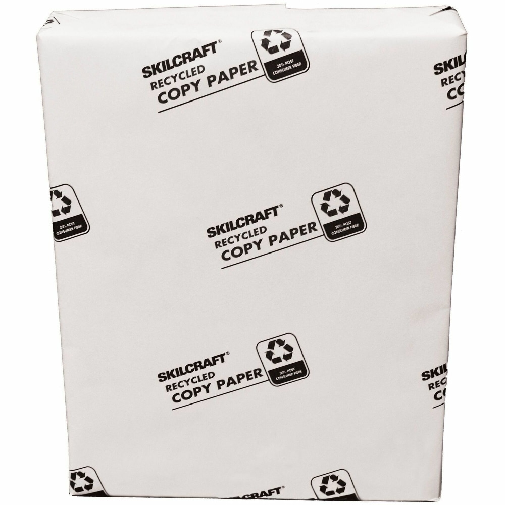 Skilcraft Convenience Pack Copy Paper, Letter, 8 1/2in X 11in, 20 Lb Basis Weight, White, 500 Sheets Per Ream, 3 / Box, 7111299 MPN:7111299