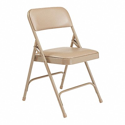 Folding Chair Vinyl Beige PK4 MPN:1201 Folding Chair Vinyl Beige PK4 MPN:1201