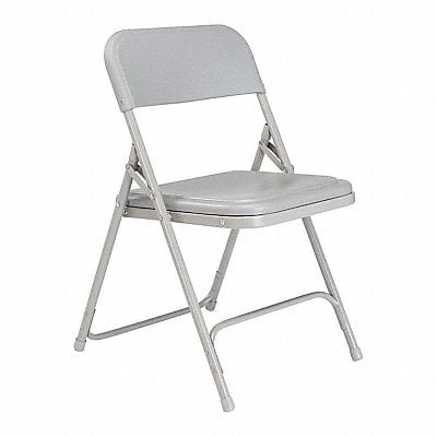 Folding Chair Plastic Gray PK4 MPN:802