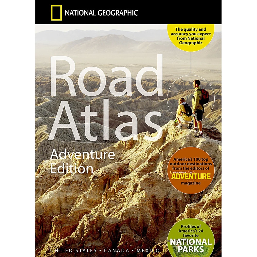 National Geographic Road Atlas 2024: Adventure Edition, United States, Canada, Mexico, 11in x 15in MPN:NGMRD00620166