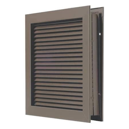 Self Attaching Door Louver, 6 1/4 in H MPN:L-700-RXDKB-8x8