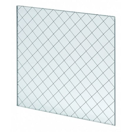 Fire Rated Wired Glass, 5inx26in MPN:L-WG-DIAMOND-5x26