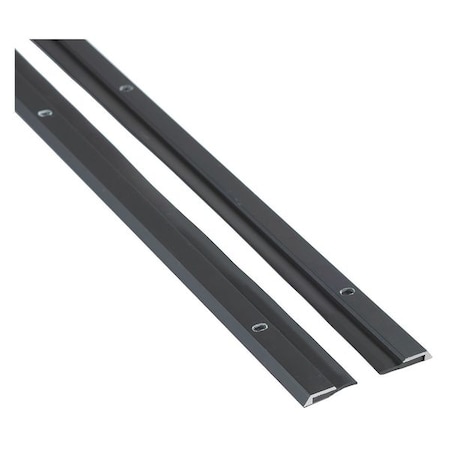 Astragal, Black, Aluminum, 7 ft L, PK2 MPN:115NDKB-84x2