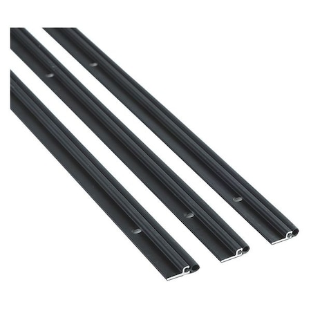 Weatherstrip, 3/16in., Vinyl, Black MPN:155VDKB-36x84