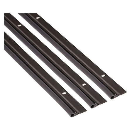 Weatherstrip, 5/16in., Silicone, Black MPN:160SDKB-36x84