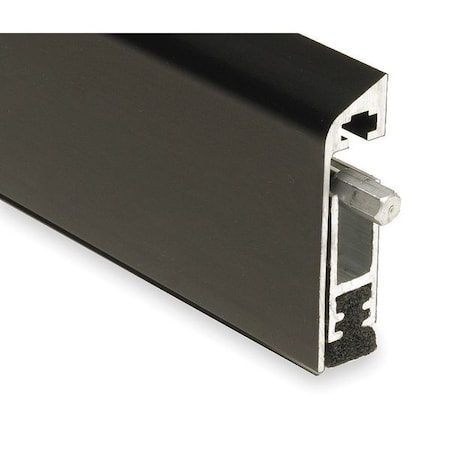 Automatic Door Bottom, 1/4x48In, Aluminum MPN:220NDKB-4