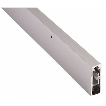 Auto Door Bottom, 48in.L, Aluminum MPN:222NA-48