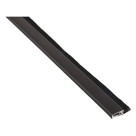 Door Weatherstripping, Dark Bronze, 4 ft L MPN:672DKB-48