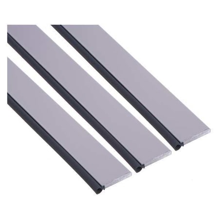 Door Weatherstripping, Silver, 7 ft L MPN:700SA-48
