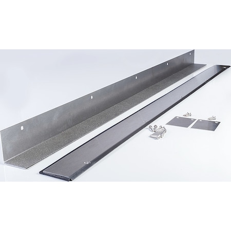 Door Bottom, Brushed SS, 1/4
