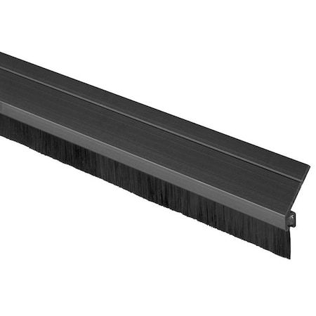 Door Frame Weatherstrip, 6 ft, Black MPN:A626DKB-72