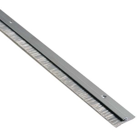 Door Sweep, 3 ft., A. Aluminum, Nylon Brush MPN:B606A-36