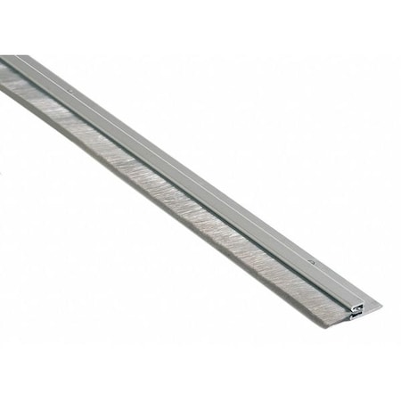 Door Sweep, 8 ft., A. Aluminum, Nylon Brush MPN:B606A-96