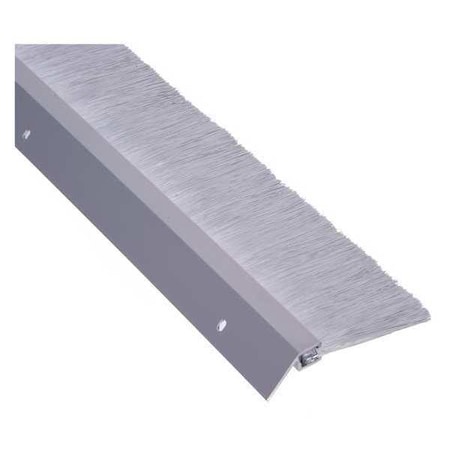 Door Weatherstripping, Silver, 4 ft L MPN:G622A-48