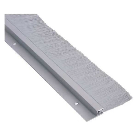 Door Weatherstripping, Silver, 3 ft L MPN:H612A-36