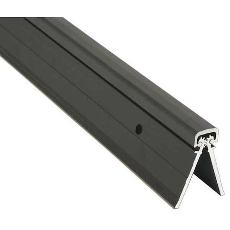 Piano Hinge, Aluminum Alloy, Concealed Mounting, 1 9/16 in Leaf W x 95 in Leaf H MPN:HD1100DKB-95