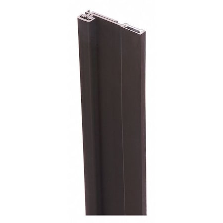 Piano Hinge, Aluminum Alloy, Full Surface Mounting, 1 5/8 in Leaf W x 83 in Leaf H MPN:HD2100DKB-83