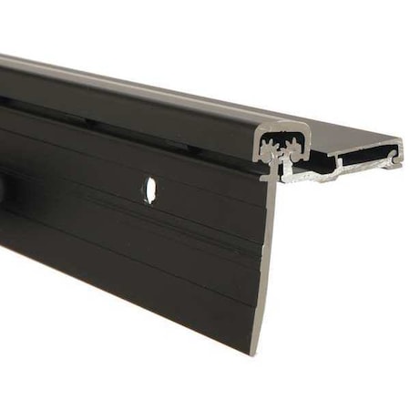 Piano Hinge, Aluminum Alloy, Half Surface Mounting, 1 15/16 in Leaf W x 83 in Leaf H MPN:HD5400DKB-83