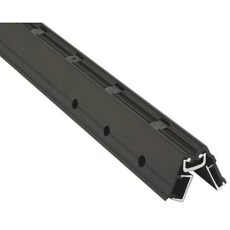 Piano Hinge, Aluminum Alloy, Full Surface Mounting, 1 7/16 in Leaf W x 83 in Leaf H MPN:HD5700DKB-83