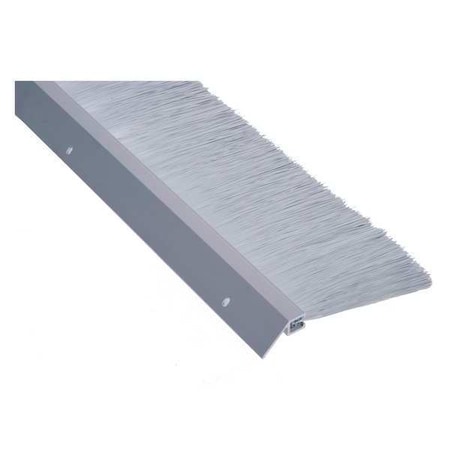 Door Weatherstripping, Silver, 8 ft L MPN:I-624A-96