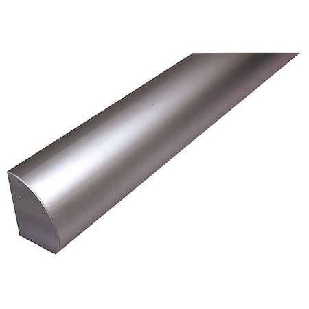 Fascia, Aluminum, 72 in D, Silver MPN:SL-RD-72