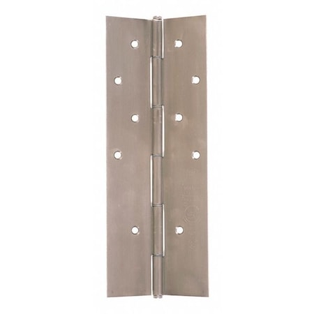 Piano Hinge, Stainless Steel, Concealed Mounting, 2 3/16 in Leaf W x 95 1/8 in Leaf H MPN:SS300-95