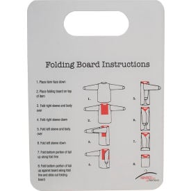 Shirt Folding Board Imprinted with Instructions 12