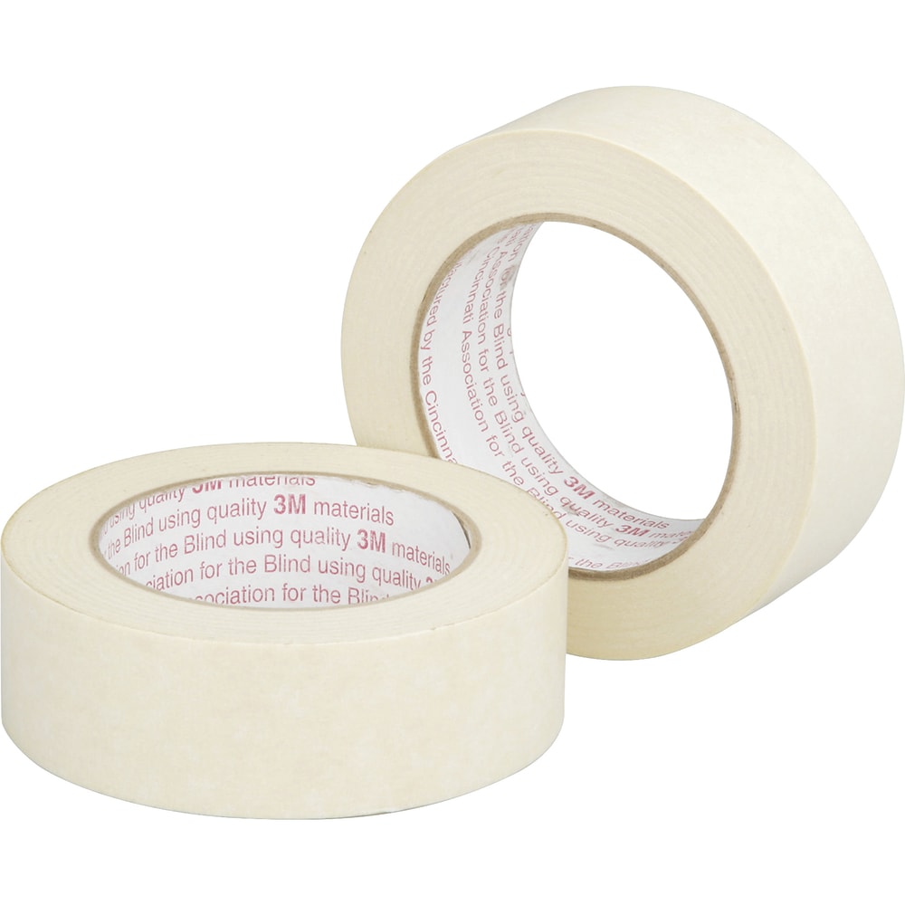 SKILCRAFT Utility-Grade Masking Tape, 1.5in x 60 Yd., Natural MPN:7510002666709