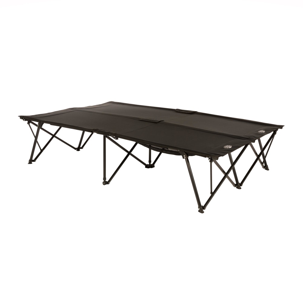 Kamp-Rite Double Kwik Cot, 19inH x 55inW x 85inD, Black MPN:FC321