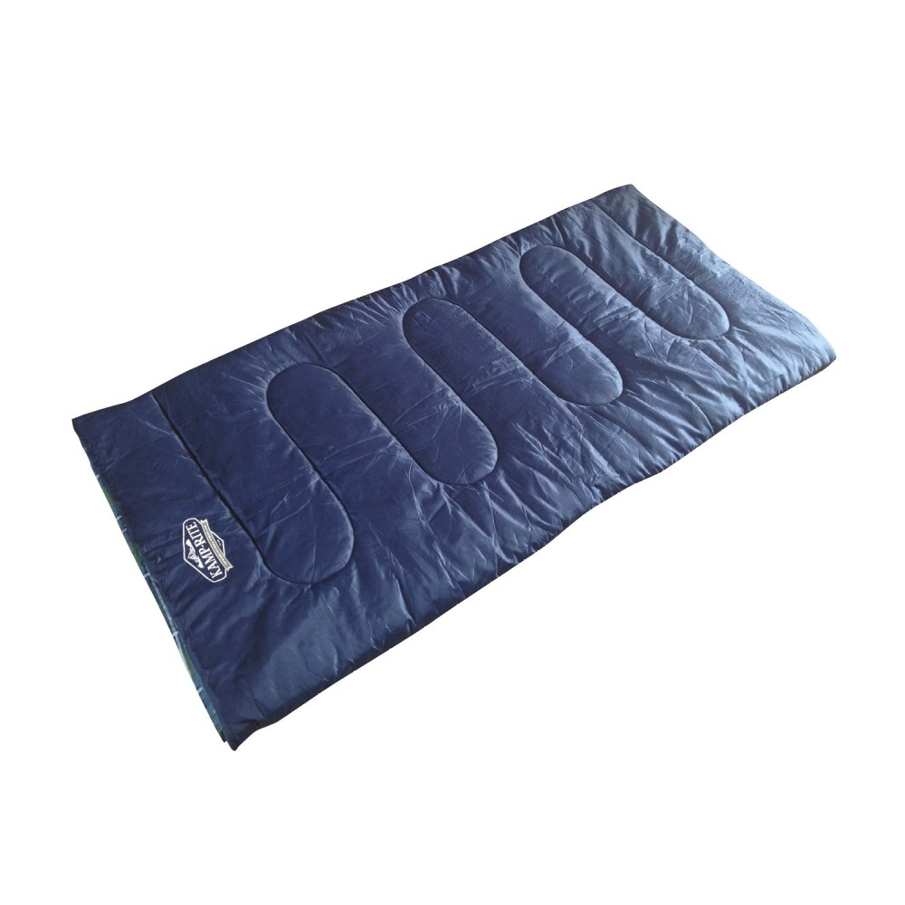 Kamp-Rite King Size 0 deg. Sleeping Bag, 40in x 80in, Dark Blue/Plaid MPN:SB281